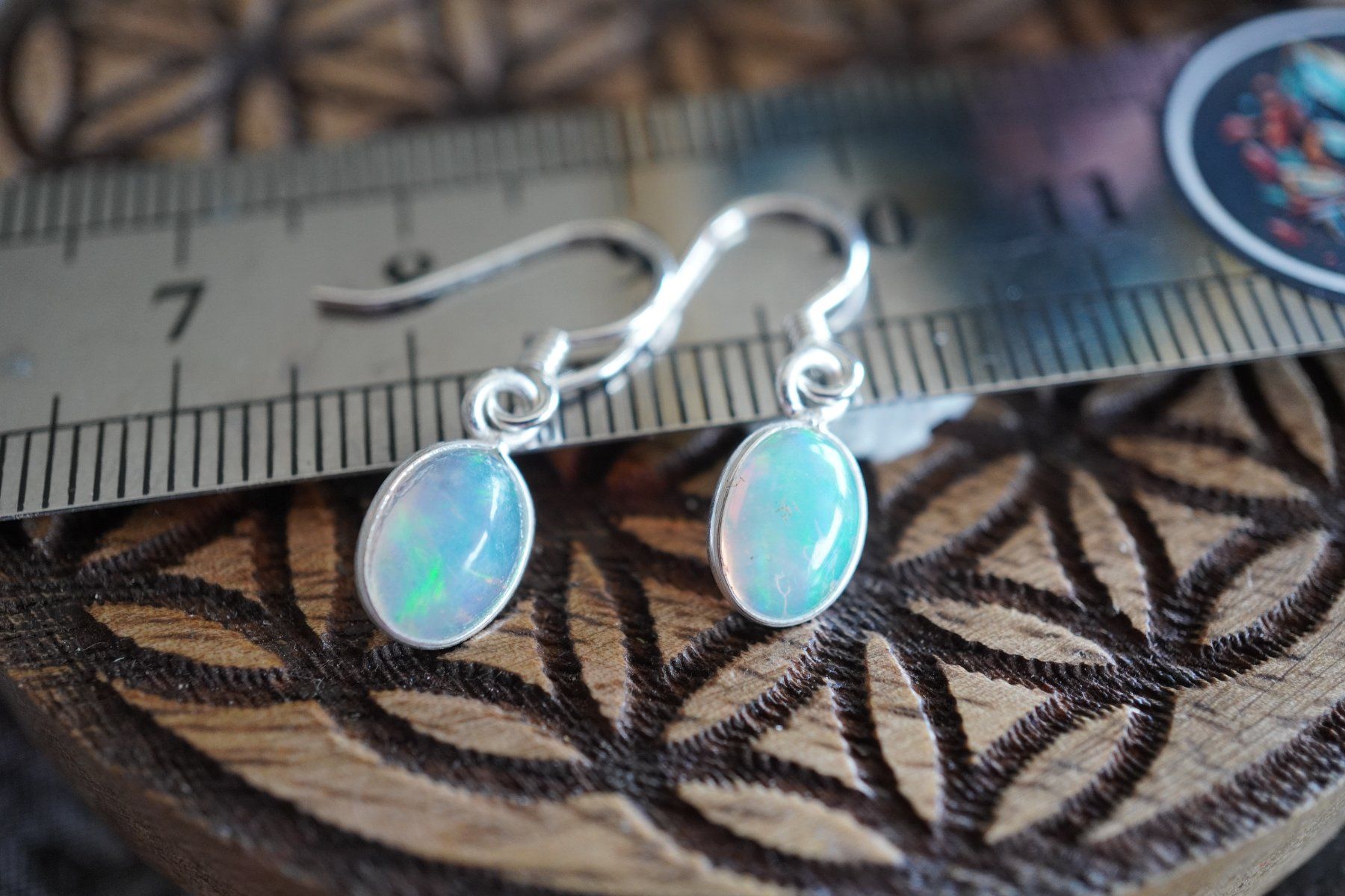Orecchini pendenti & Orecchini a lobo: Ohr  Hänger Aus Opal mit Silber Edel – Nuovo e nell'imballaggio originale da Eschenbach SG venduto da topstone 4