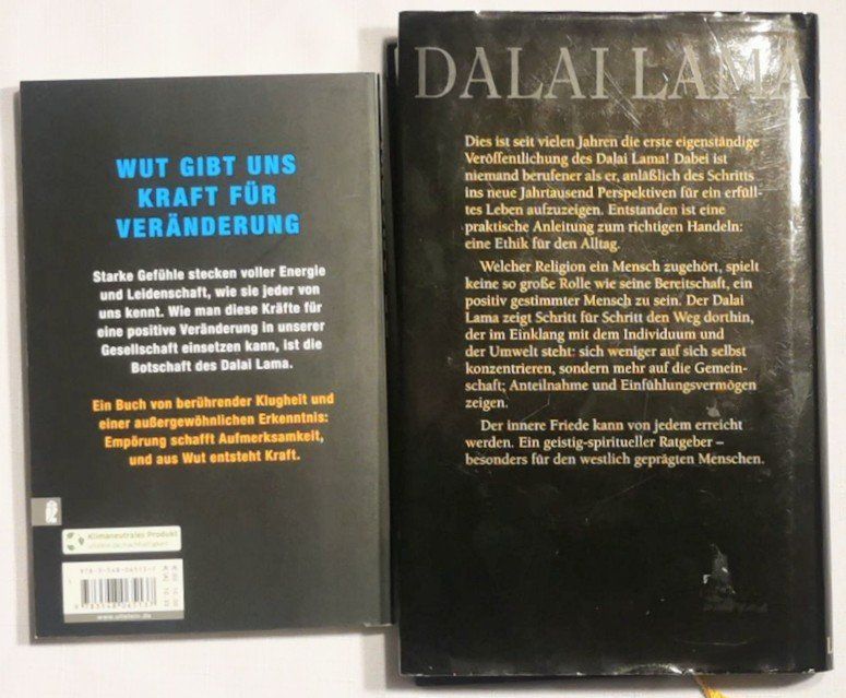 Libri: 2 Bücher vom Dalai Lama – Usato da Wängi venduto da ABIZONE-86 1
