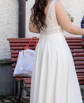 Vestiti: Brautkleid weiss Spitze Gr. 36 – Usato da St. Gallen venduto da mon_7snp 1