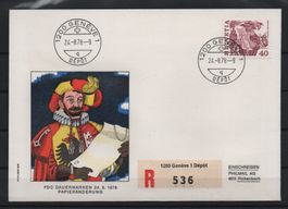 CH-609 Papieränderung FDC