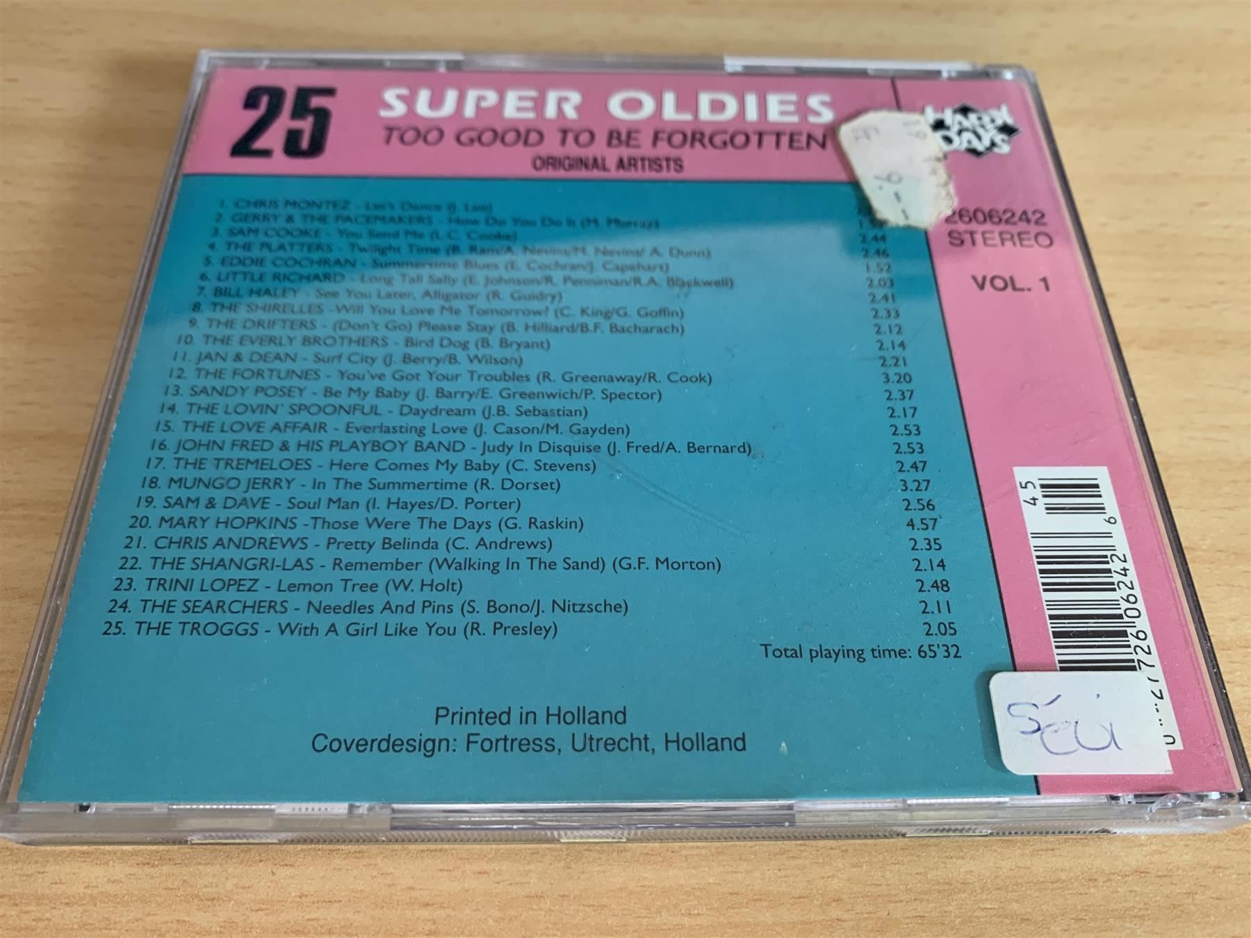 CD: 25 Super Oldies Vol. 1 – Usato da Rikon im Tösstal venduto da Alpenmutz 1