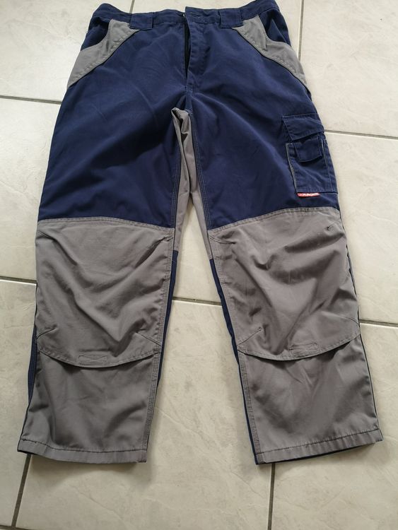 Lot De 2 Pantalons De Travail Sanfor Taille 48 - Coton, Bleu, Jamais Portés - Occasion Parfait état