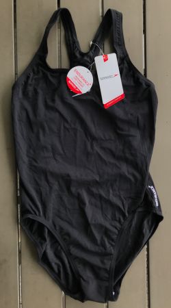 Badekleid Speedo Endurance, Gr. 38, schwarz