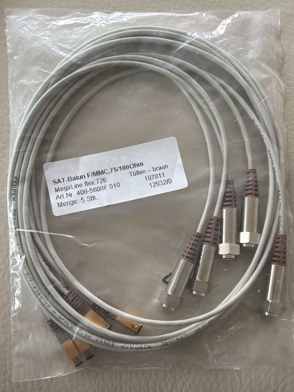 BKS Cavi: BKS SAT-Balun F/MMC – Nuovo e nell'imballaggio originale da Wahlen b. Laufen venduto da budo4242