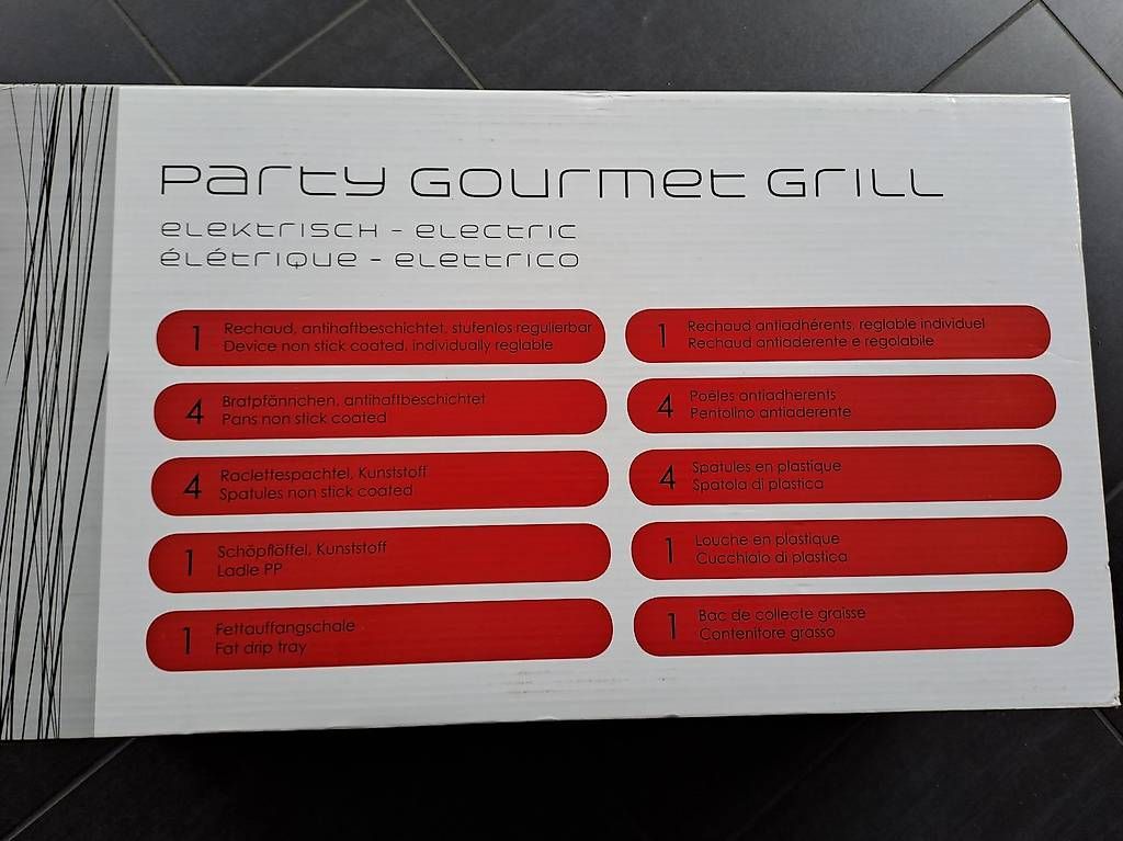 Griglie: Grill Party – Usato da Payerne venduto da dur_6vmz 1