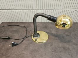 Brilliant 1990s golden Tischleuchte Tischlampe Leselampe