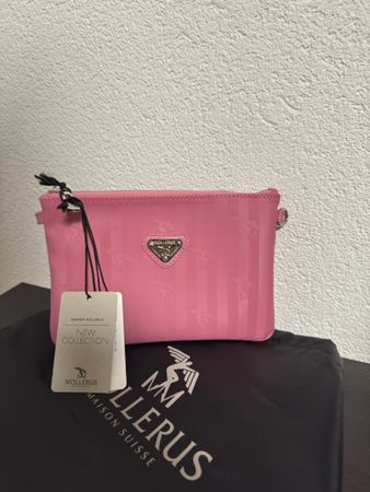 Maison Mollerus Umhängetasche pink neu