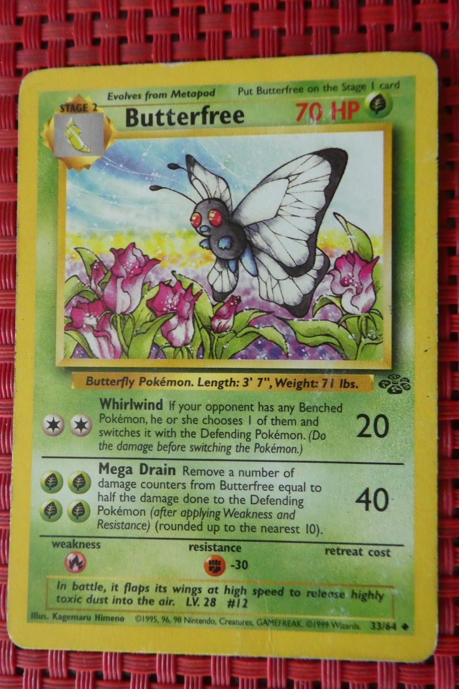 Pokémon Carte collezionabili: Pokémon BUTTERFREE – Usato da Au ZH venduto da Osterhase4