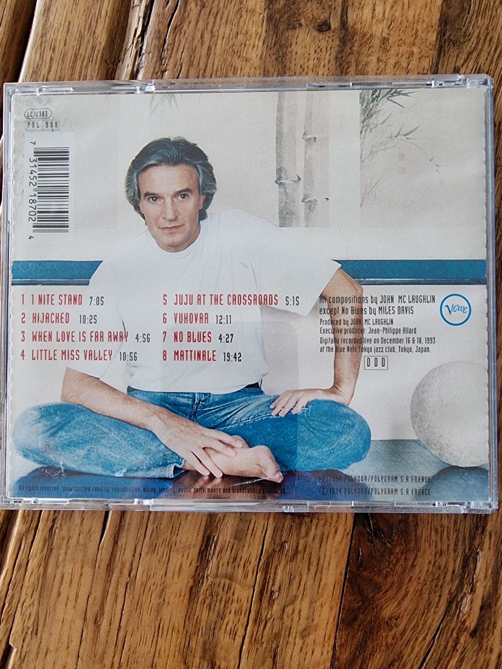 CD: JOHN MC LAUGHLIN TOKYO LIVE – Usato da Zofingen venduto da Tinpan 2