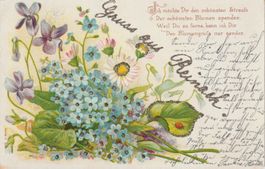 P 203 Gruss aus Reinach AG, 1901