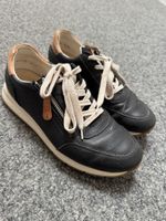Paul Green Sneaker schwarz Leder mit Reissverschluss