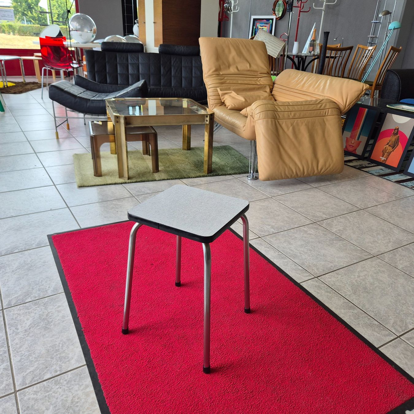 Sgabelli: Kelco Hocker Höcker Küchenhocker Tabouret grau – Usato da Nottwil venduto da Wondewa-Shop 8