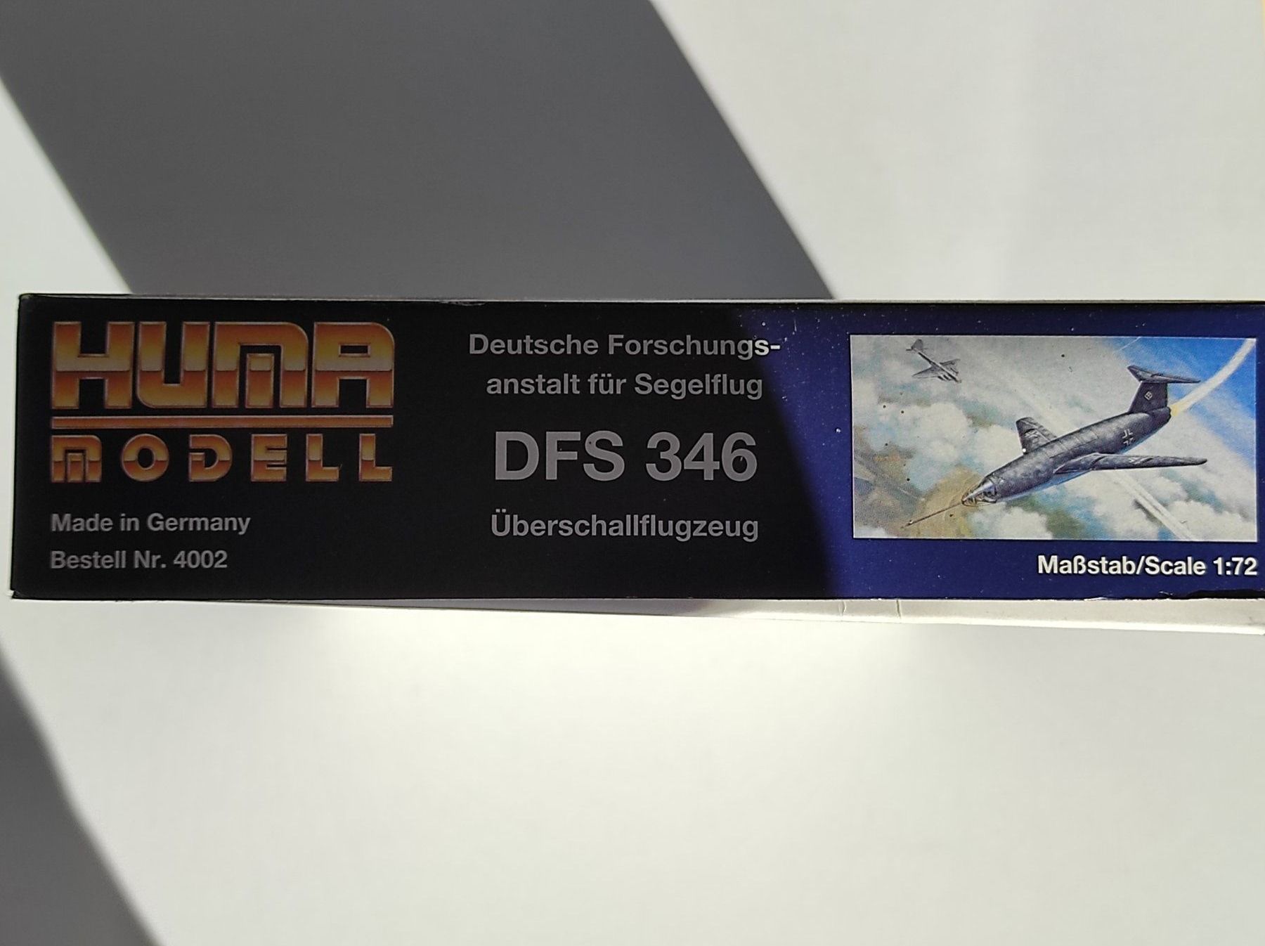 Modellbausätze & Standmodelle: DFS 346 der deutschen Luftwaffe, Bausatz von Huma 1/72 – Neu und originalverpackt aus La Chaux-de-Fonds von Bausaetze 1