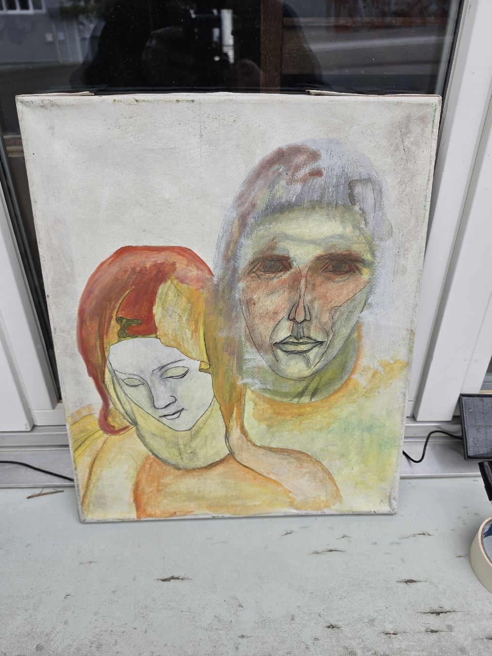 Gemälde: Gemälde, Portrait, , schöne Farben, Herbstdeko. – Gebraucht aus Mettlen von elios0888 3
