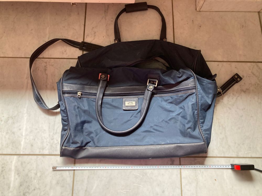 Tommy Hilfiger LOGO DUFFEL - Borsa da viaggio - space blue/blu scuro