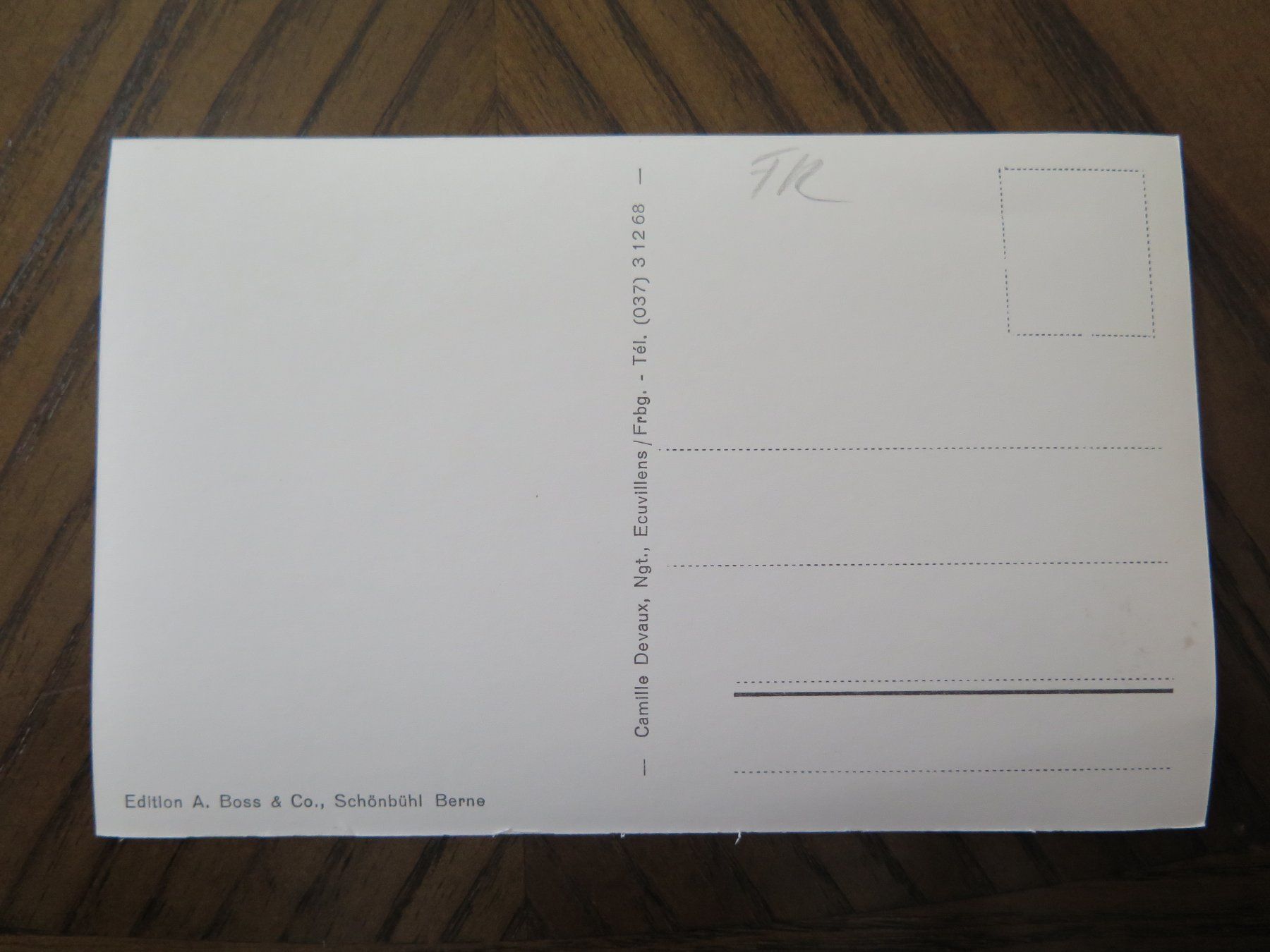 Cartoline postali: ECUVILLENS FR – Usato da Wittenbach venduto da lipasal 1