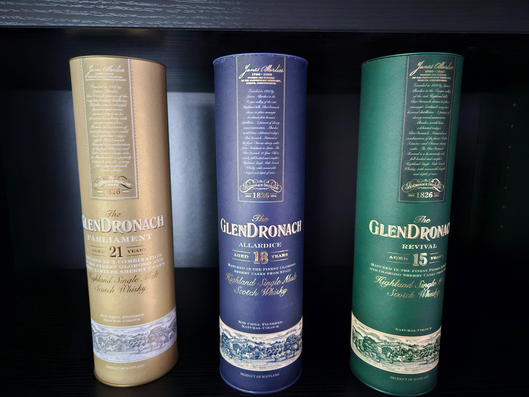 Glendronach Spirituosen: Whisky Glendronach 15/18/21 – Neu (gemäss Beschreibung) aus Frauenfeld von olisiolisi