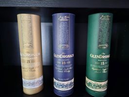 Whisky Glendronach 15/18/21