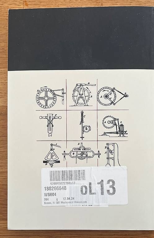 Libri: 507 Mechanical Movements Henry T. Brown – Usato da Zürich venduto da Tahim 1
