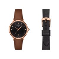 Tissot  Ladies Watch ODACI-T Diamond Rose Gold Black 