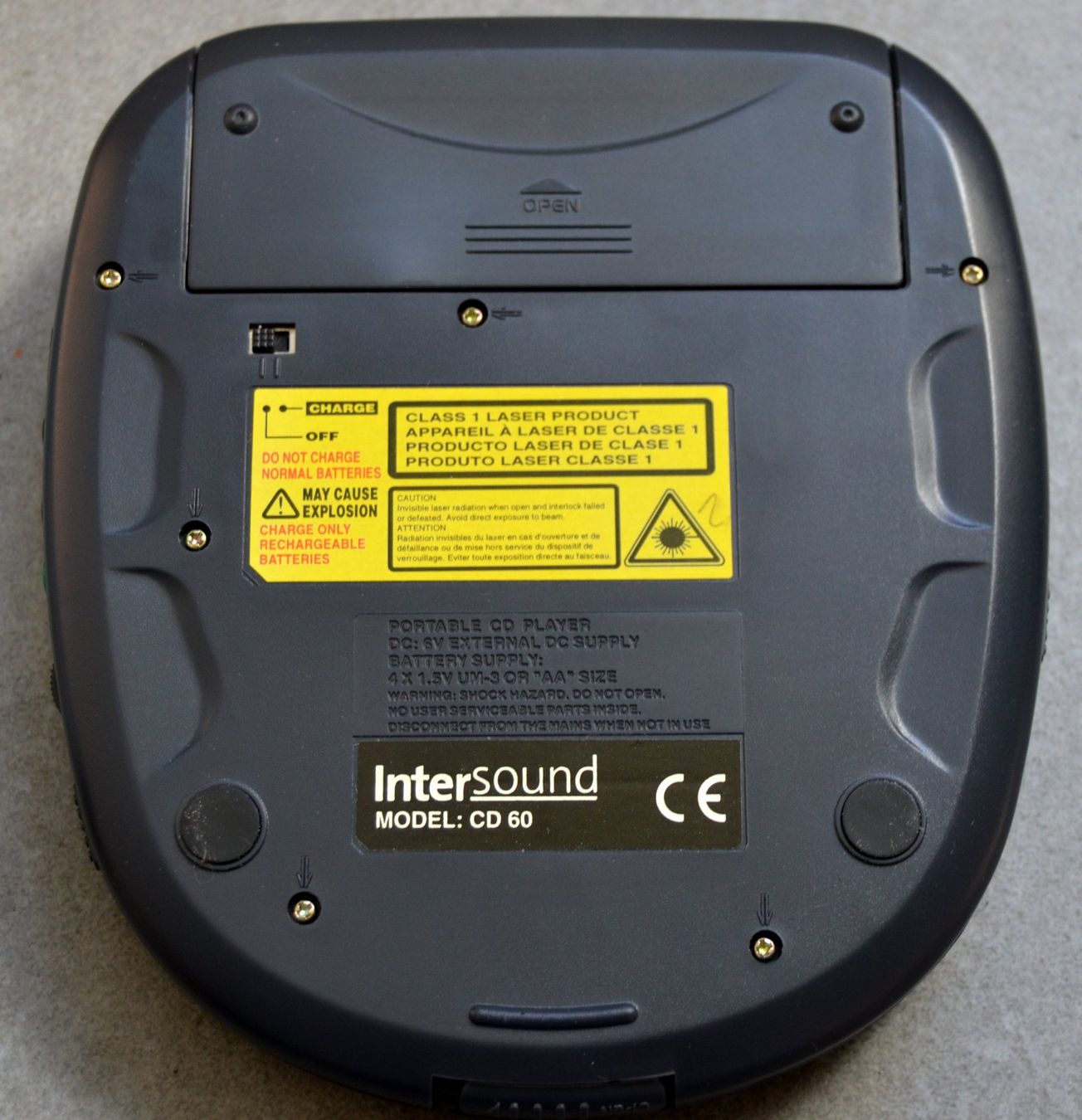 Lettore multimediale portatile: Discman InterSound CD-60 – Usato da Collonges venduto da arashee 3