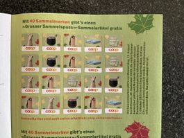1 volle Karte, Grosser Sammelpass Coop