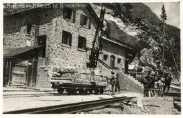 Barberine  VS  -  Station terminus du Funiculaire Force Mot.