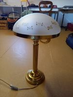 Tischlampe Messing / Glas