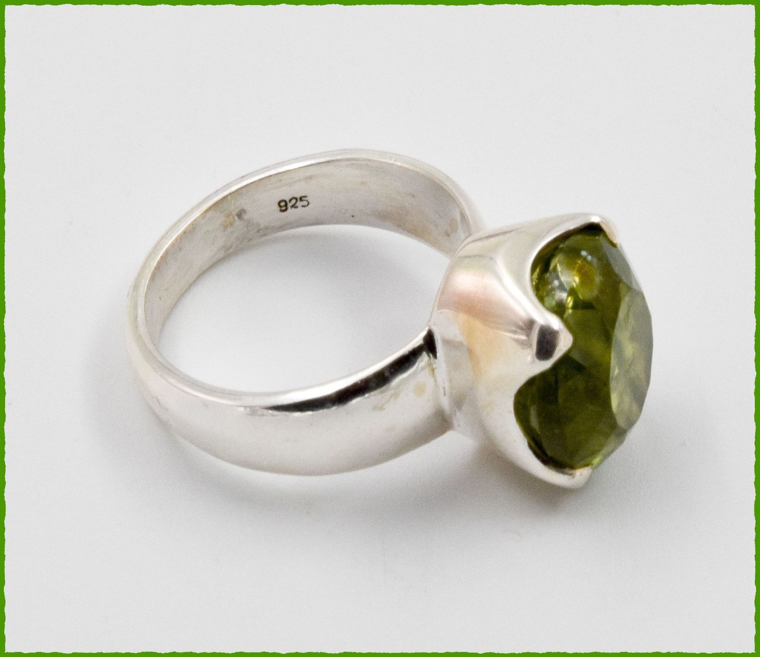 Anelli: Peridot Ring 925 Silber – Nuovo e nell'imballaggio originale da Oberglatt ZH venduto da Goldfee1 3