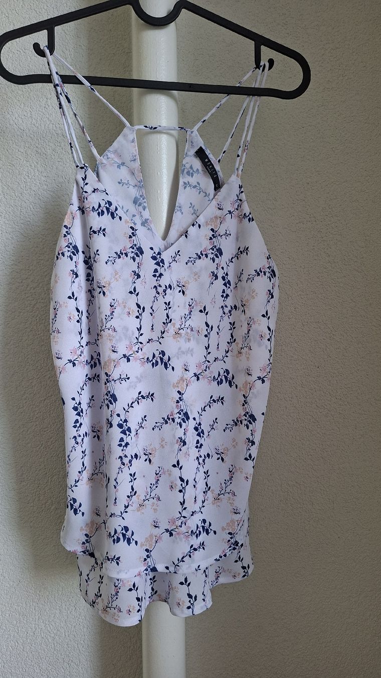 Tops: Trägertop Blumenmuster Grösse XS  – Gebraucht aus Basel von Lovintage 2