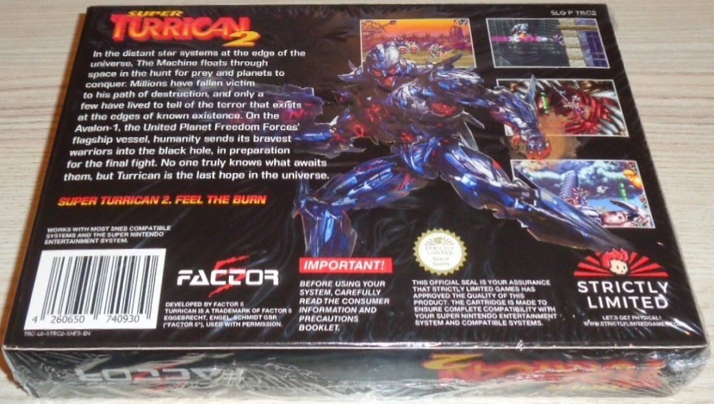 Giochi: Super Turrican 2 ***Strictly Limited*** (SNES) – Usato da Thun venduto da Gameparadise 1