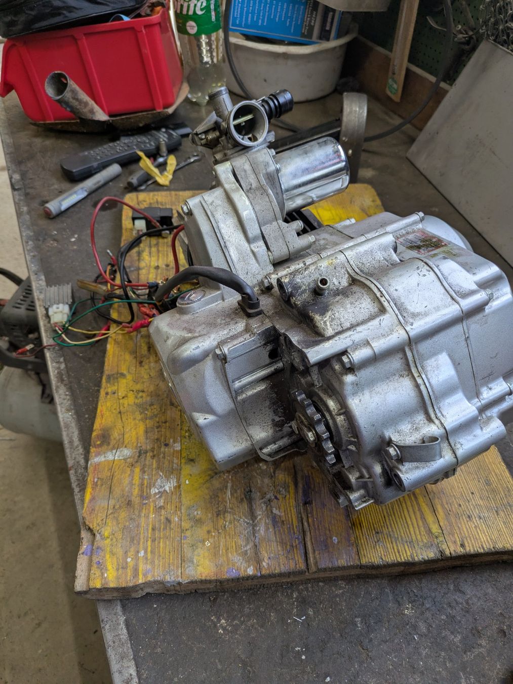 Parti ricambio per ciclomotori: Pitbicke Motor 4 tackt e-Starter – Usato da Affoltern am Albis venduto da Wisel80 1