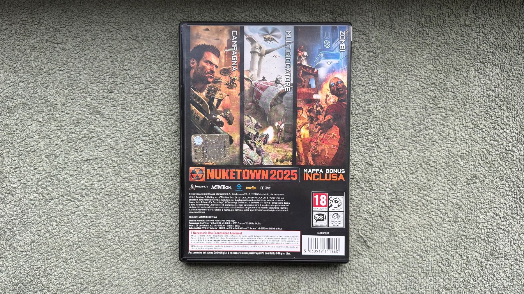 Giochi: PC DVD.  CALL DUTY. BLAcK  OPS 2 – Usato da Monte Carasso venduto da Ely67 2