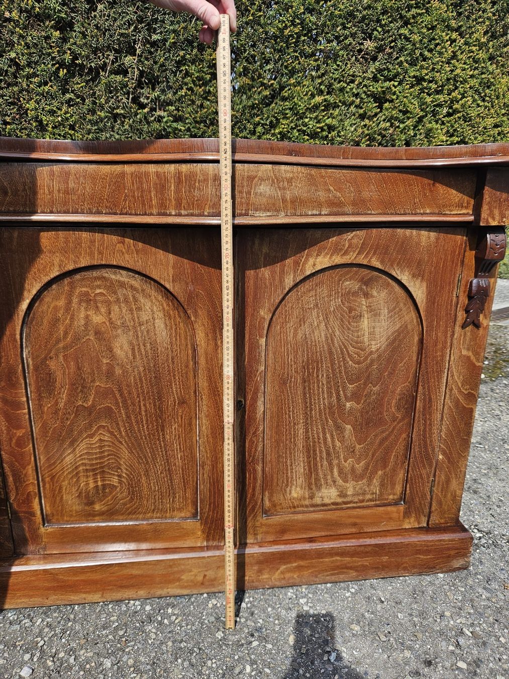 Cassettiere: Commode ancienne en bois massif, 2 portes & 1 tiroir – Usato da Bussigny venduto da Zabeth1030 7