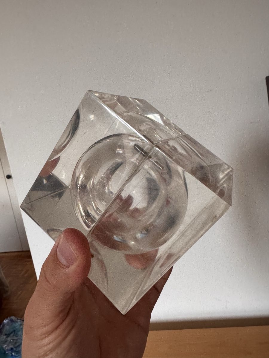 Autres décorations & accessoires: Otto Röhm  plexiglas cube transparent – D'occasion à Vésenaz par ang_5z9t 5