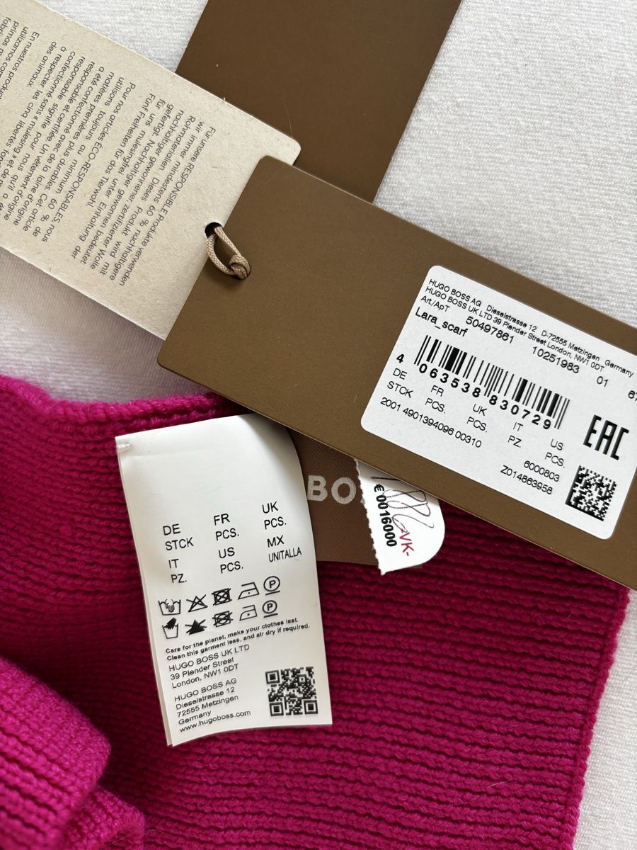 Hugo Boss Foulard & Sciarpe: Hugo Boss Schal – Nuovo e nell'imballaggio originale da Rickenbach LU venduto da mic_y5rd 1