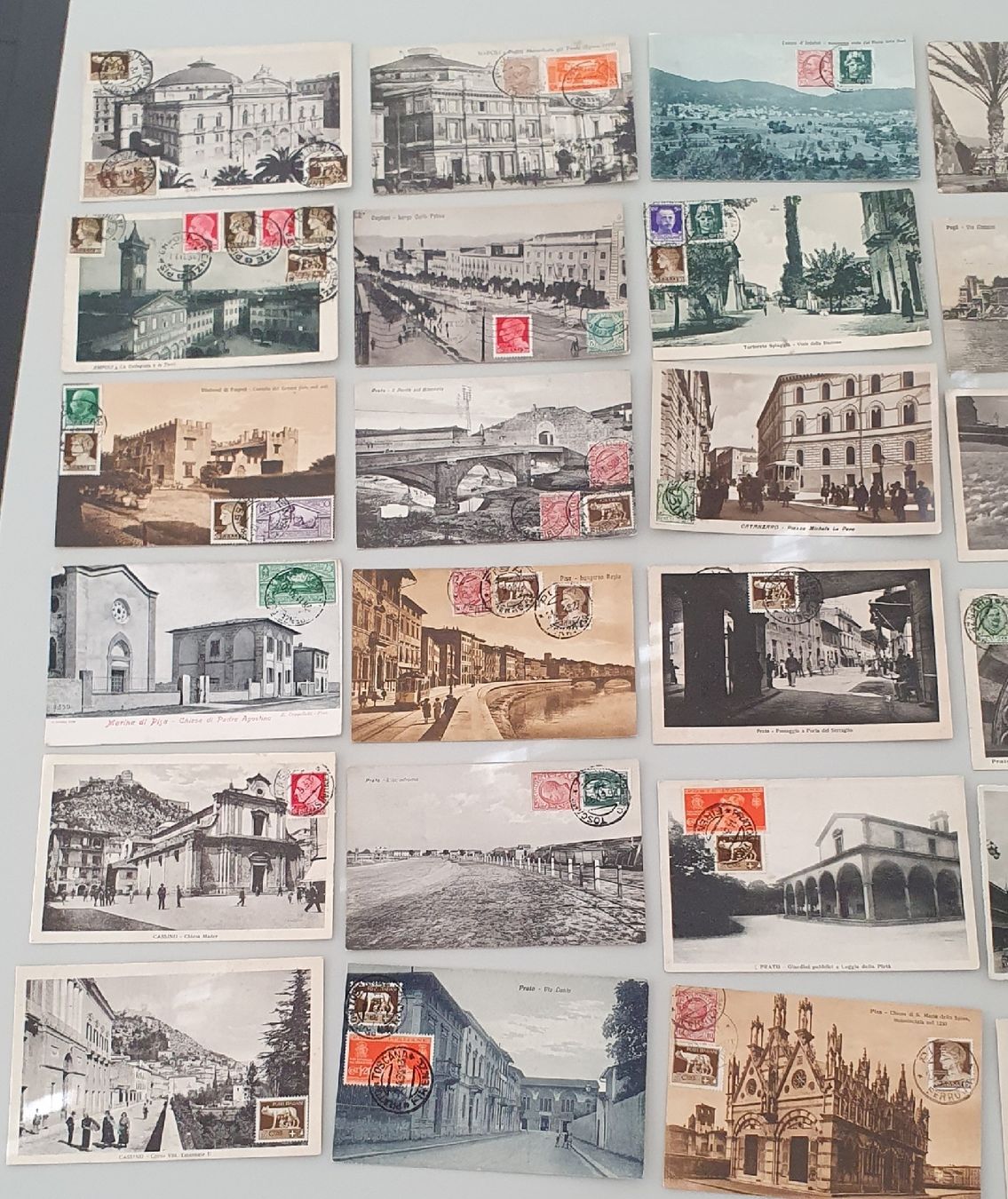 Ansichtskarten: 89 Ansichtskarten Italien – Gebraucht aus Kreuzlingen von Rschweiz1 1