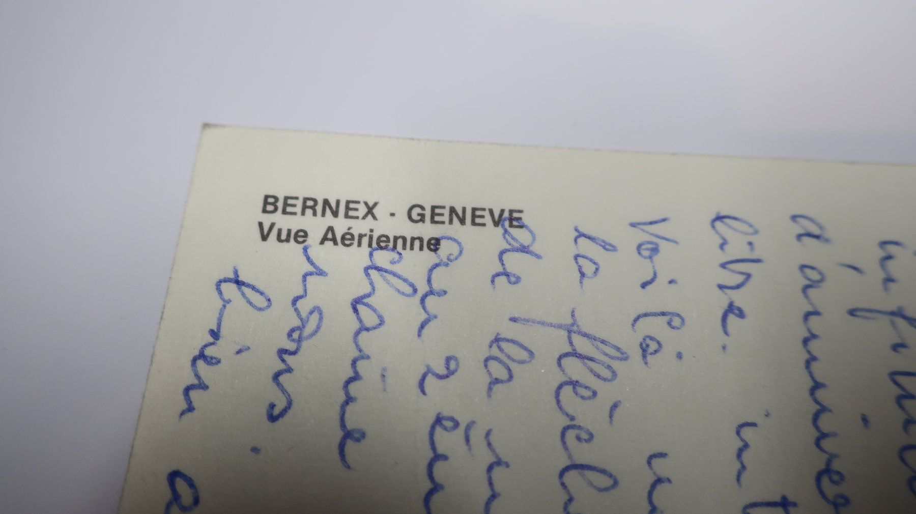 Cartoline postali: Bernex Genève Vue aérienne – Difettoso da Cormoret venduto da Pascalll2001 5