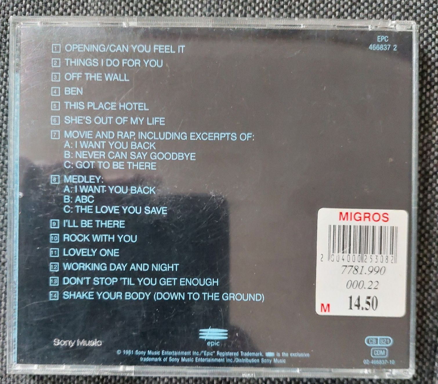CD: Michael Jackson and The Jacksons Live CD 1981 – Usato da Watt venduto da Tomaf 2