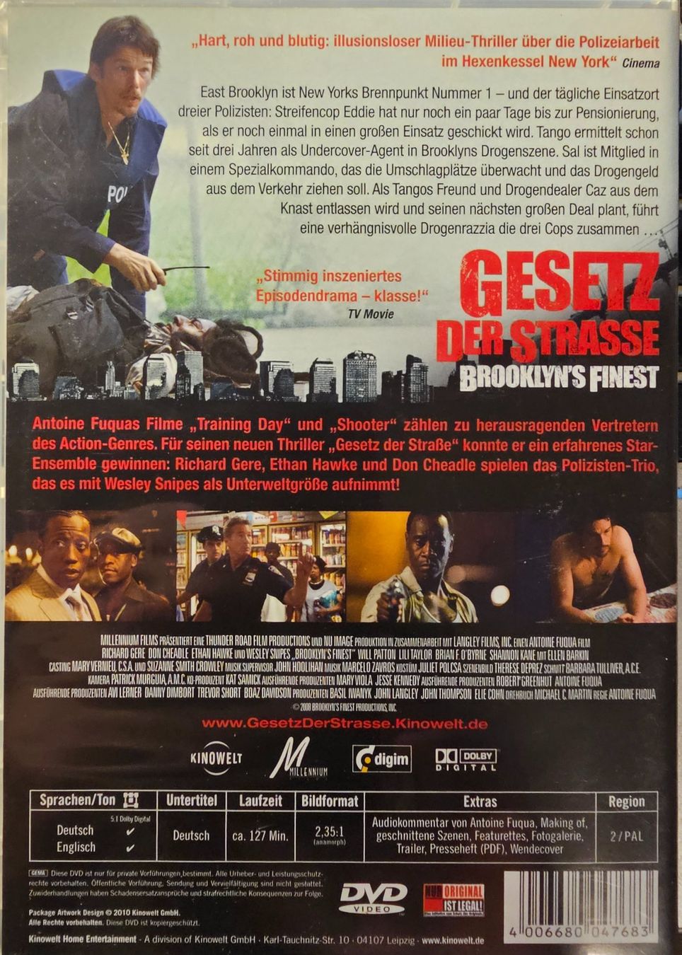 Alle DVDs: Gesetz der Strasse - Brooklyn's Finest – Gebraucht aus Wahlen b. Laufen von Cg10 1