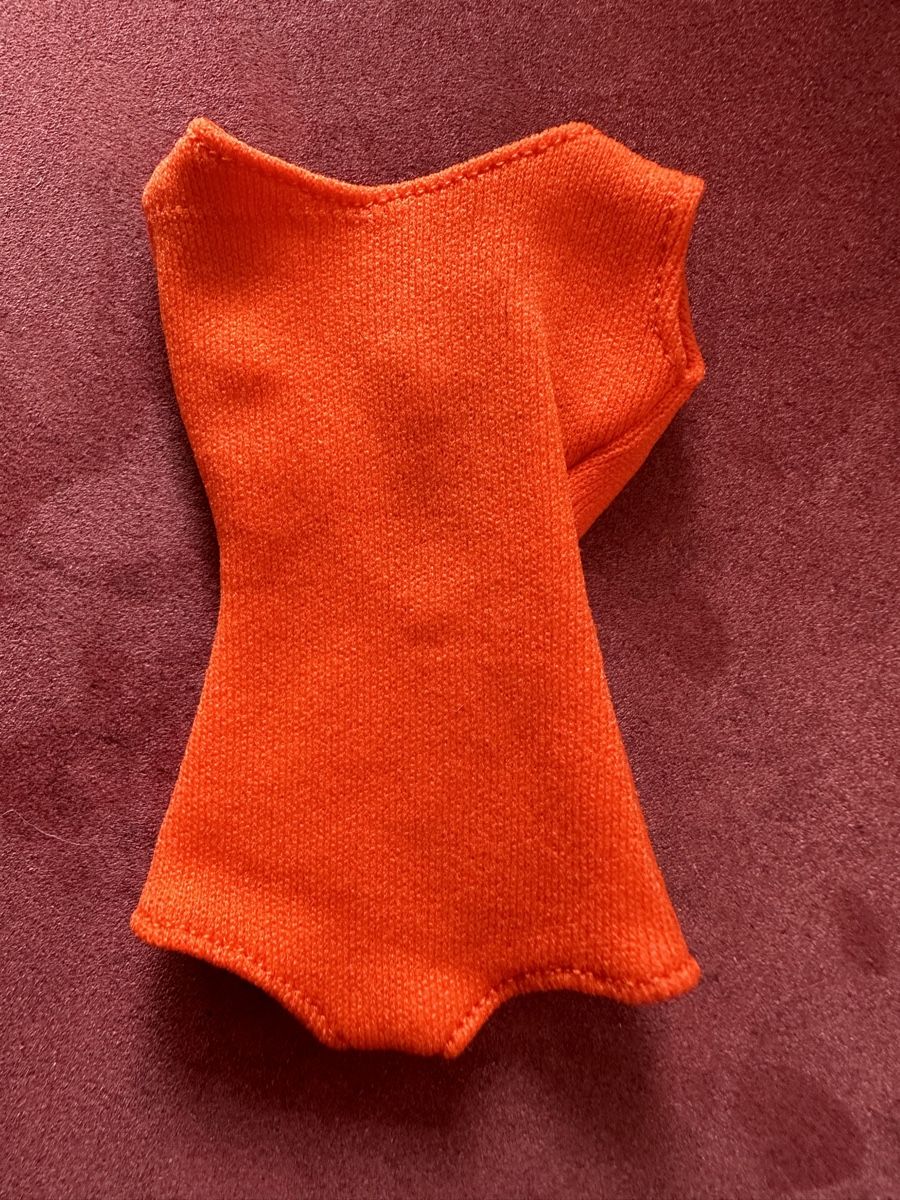 Puppen: Vintage Barbie Badeanzug 60s orange – Gebraucht aus Herbriggen von Sehrazade 3