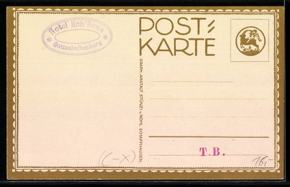 Cartes postales: Gottschalkenberg /Zug, Kurhaus Gottschal – D'occasion à Berlin par bartko-reher 1