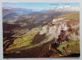 Blick von der Alp Mora auf Bargis und Flims