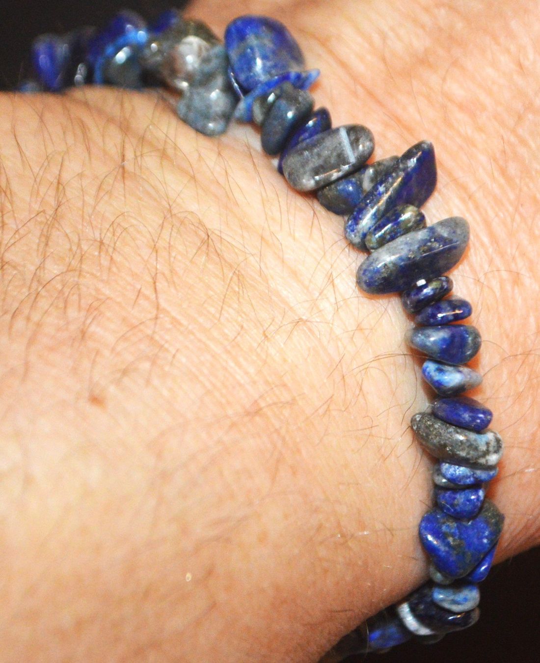 Armbänder & -reifen: Armband L-6635 – Lapislazuli Chips – elastisch – Neu und originalverpackt aus Goldiwil (Thun) von han_v5b7 1