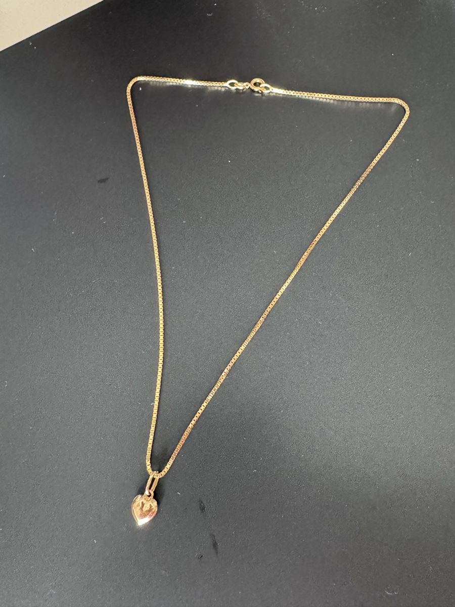 Catenine: Kette mit Herzanhänger 750 Gold – Usato da Au ZH venduto da parabellum60 1