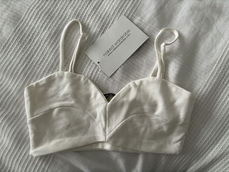 Bralette weiss von Naked Wardrobe