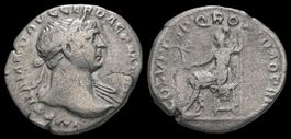 Römischer Silberdenar – Trajan (98–117 n. Chr.)