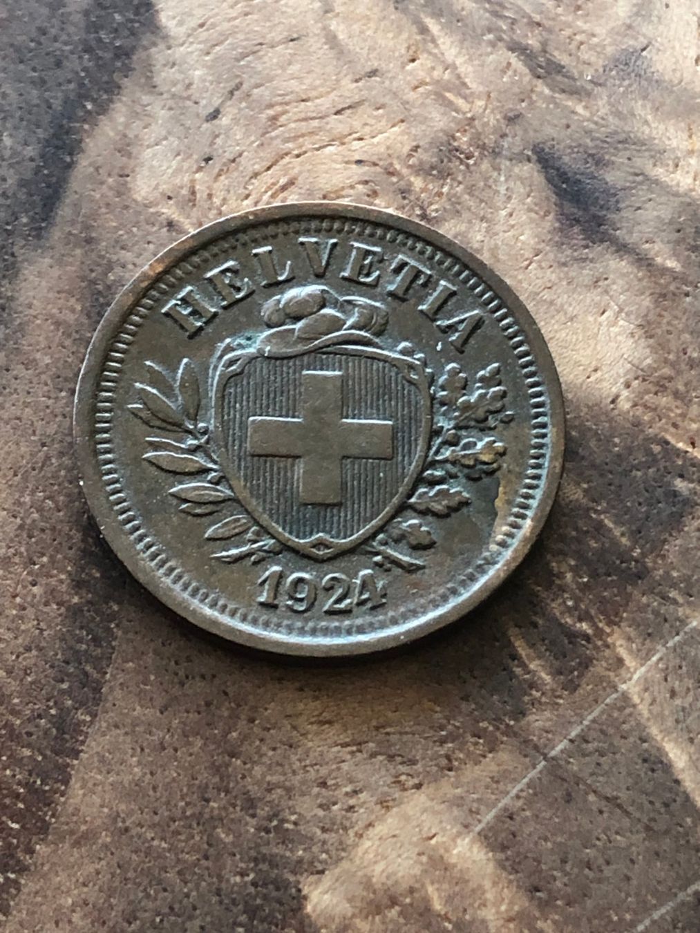 Tutti le monete: 1 Rp. 1924 – Usato da Schötz venduto da Odpa