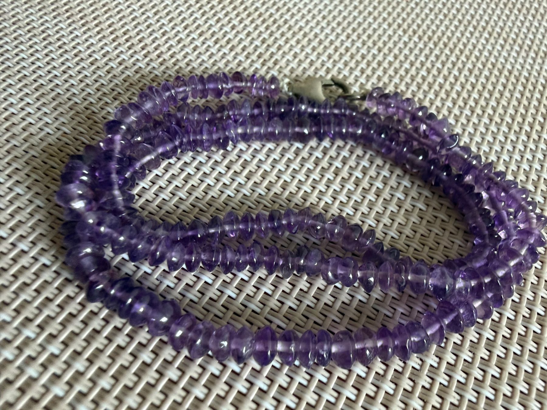 Ketten: Amethyst Kette mit Silber Verschluss 925 – Gebraucht aus Spiegel b. Bern von Rogger72 2