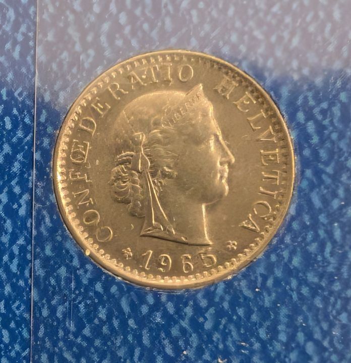 Tutti le monete: 20 Rappen 1965 – Usato da Arch venduto da coinsandmore